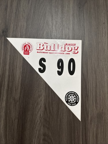 1999 the bulldog - 1999, plate