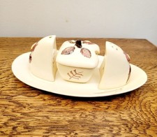 Carlton Ware Cruet Set on Tray