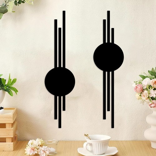 2pcs abstract metal wall - abstract,