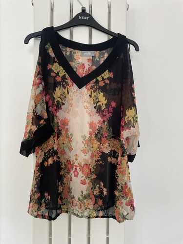 Wallis top 10 sheer - s,