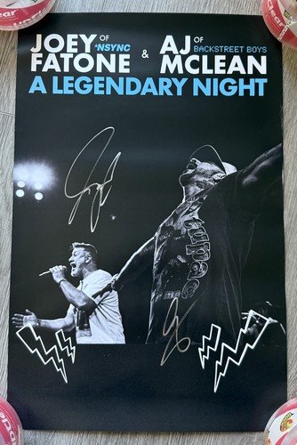 Signed mclean joey fatone - joey,
