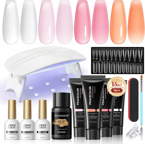 Peacecolor poly nail gel - peacecolor,