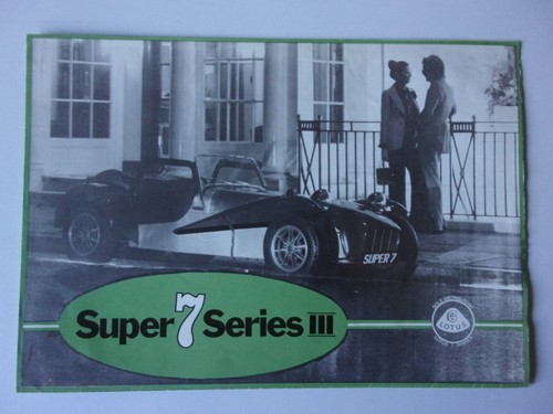 Lotus super seven series iii - series,