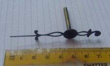 Long Case Seconds Clock Hand.  Drilled & Split Brass Collet.CHEAPEST ON EBAY!!