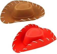 CHILD COWBOY WOODY HAT JESSIE TOY STORY COWGIRL RED EVA HAT FANCY DRESS COSTUME