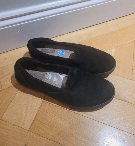 Skechers black suede air - black,