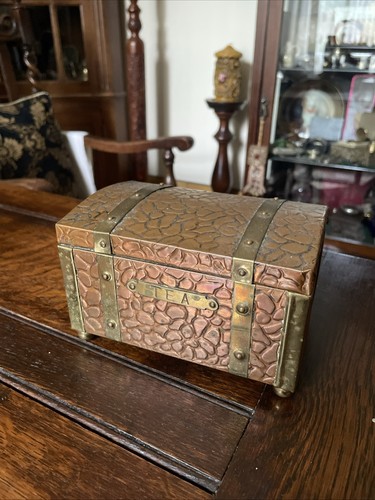 Tea caddy vintage arts crafts - vintage,