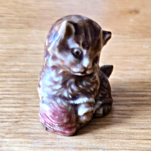 Wade ceramic cat kitten - wade,