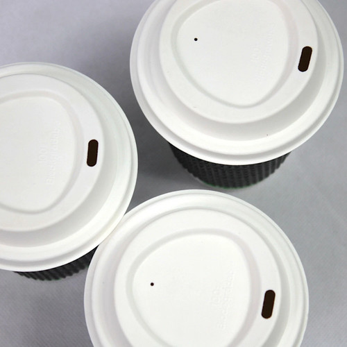 Bagasse coffee cup 12oz - 12oz, lids