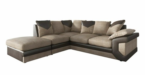Dino jumbo cord corner sofa - cord,