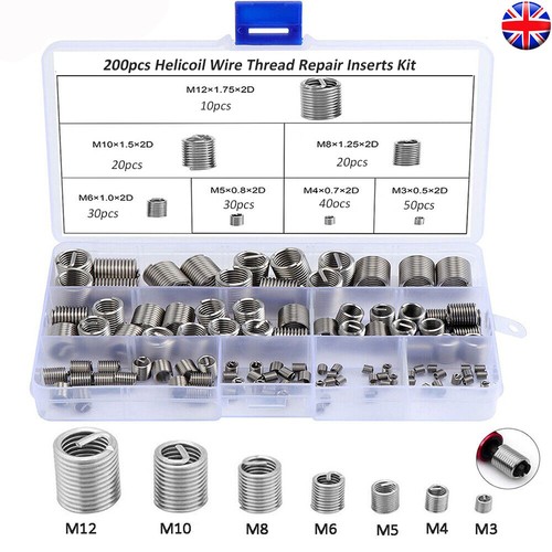 200pcs helicoil thread repair - thread,