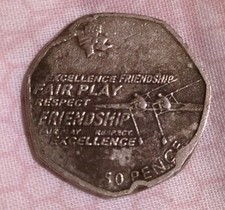 50p Olympics 2011 pence coin