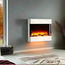 Wall mounted electric - wall, fire