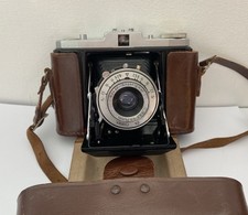 ZEISS IKON NETTAR, 517/16, Folding Camera With Leather Case, 1950’s