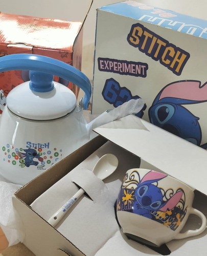 Disney stitch kettle - disney, mug