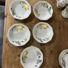 5 x Churchill The Chartwell Collection Victorian Orchard Cereal /Salads Bowls
