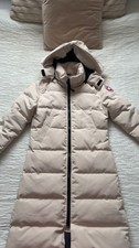 Long crème canada goose