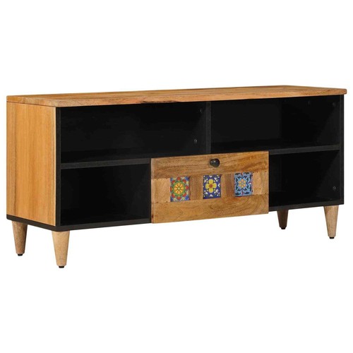 Solid mango wood cabinet - solid,