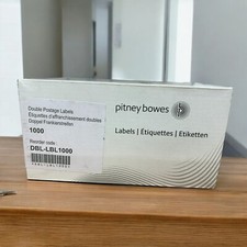 Franking Machine Labels Pitney Bowes Self Adhesive Double Franking Labels 1000