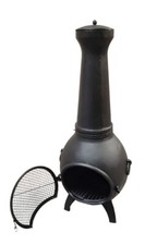 Solid cast iron chimenea heavy - cast,