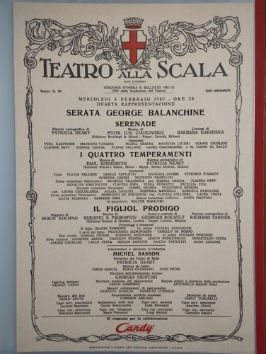Playbill teatro alla scala - playbill,