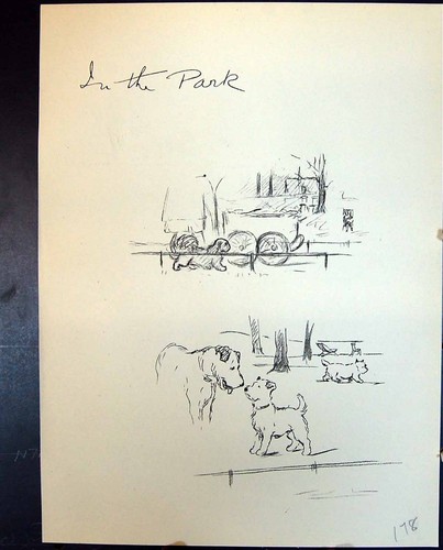 Antique old print exercise - print,