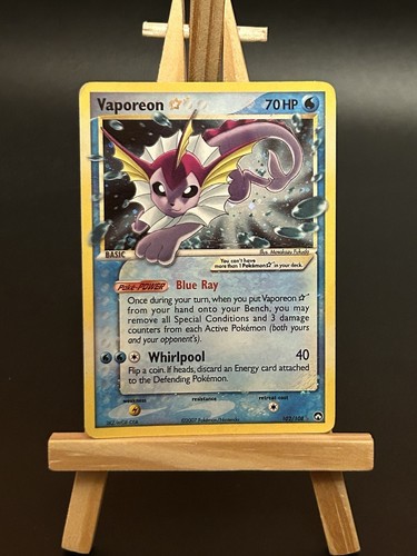 Pokémon vaporeon tcg gold - pokémon,