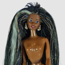 Vintage 90s Barbie Miami Splash n Colour Christie Doll Mattel 1996