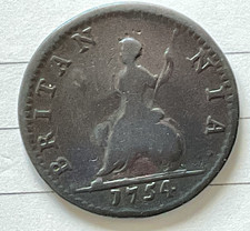 1754 Farthing. George II.
