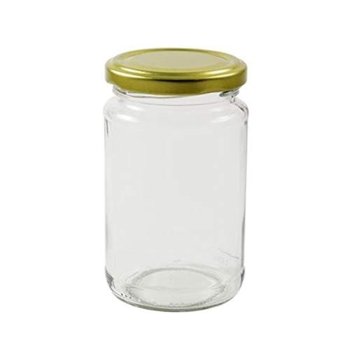 Glass jam jars 1lb - jam,