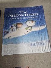 The Snowman And Snowdog Fleece Blanket