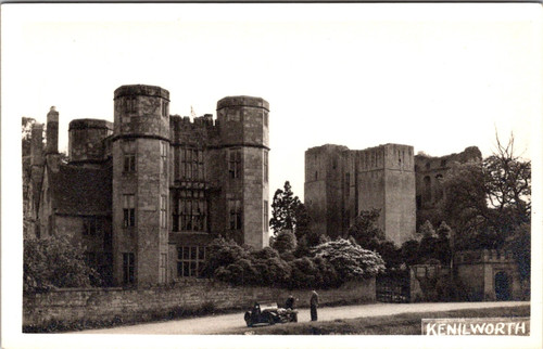 Kenilworth castle rppc - kenilworth,