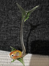 Vintage Hand Blown Clear But