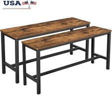 Dining Bench Industrial Steel