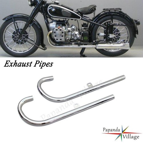 Chrome front muffler exhaust - chrome,