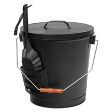 Vintage Ash Bucket w/Lid &
