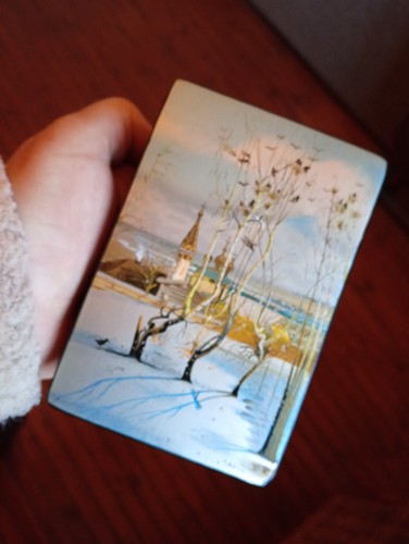 Signed vintage hand painted - signed,