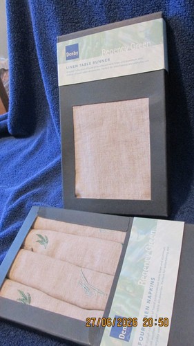 Denby linen napkins and - denby, x
