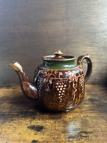 Vintage large mottled brown - vintage,