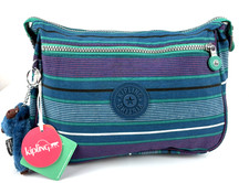 Kipling 'Puppy' Toiletry/Cosmetic Bag - Line Print - New With Tags