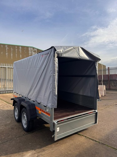 Unbraked twin axle trailer - unbraked,