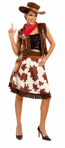 Ladies fun cowgirl costume - fun,
