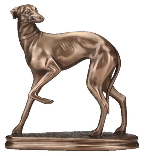 Standing whippet figure - figure, cold