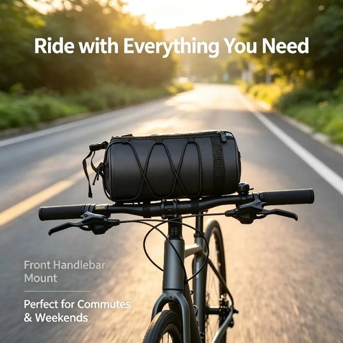 Rockbros bike front frame bag - front,