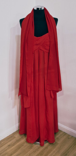 Roman red ballgown - , and