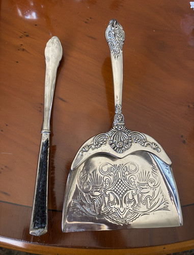 Vintage silver plated - silver, crumb