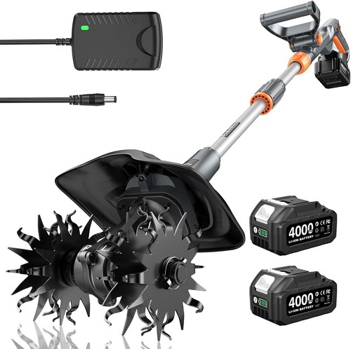 Cordless tiller cultivator - cultivator, for