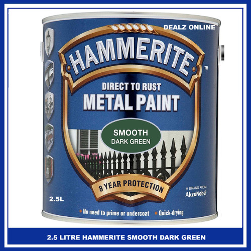 Hammerite smooth dark green - smooth,