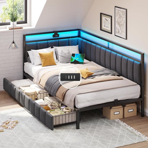 Single bed frame - bed,