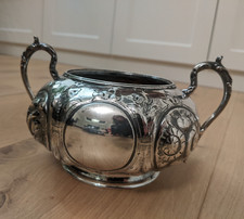 Vintage silver plated sugar